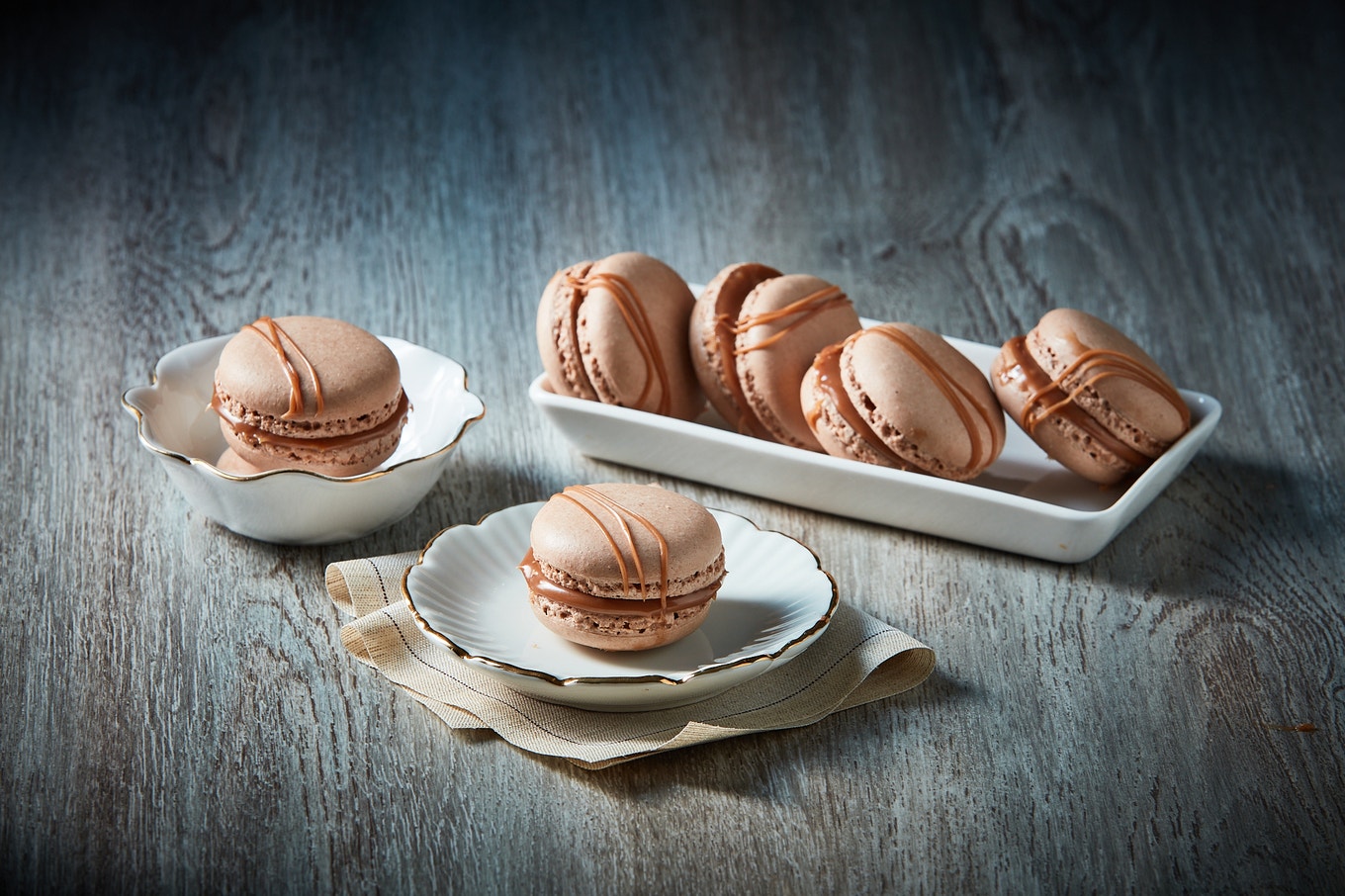 Macarrones de con Chocolate con Leche Turin