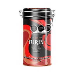 Turin Surtido de chocolates. Lata navideña de 180g image