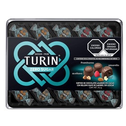 Turin Masterpieces Zero Chocolates Sin Azúcar Rellenos. Estuche 211g image