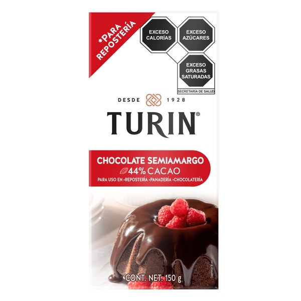Turin Tablilla Chocolate semiamargo para Repostería 150g