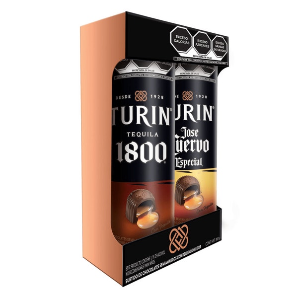 Turin 2pack Tequila José Cuervo Especial y Tequila 1800. Combo de 360g