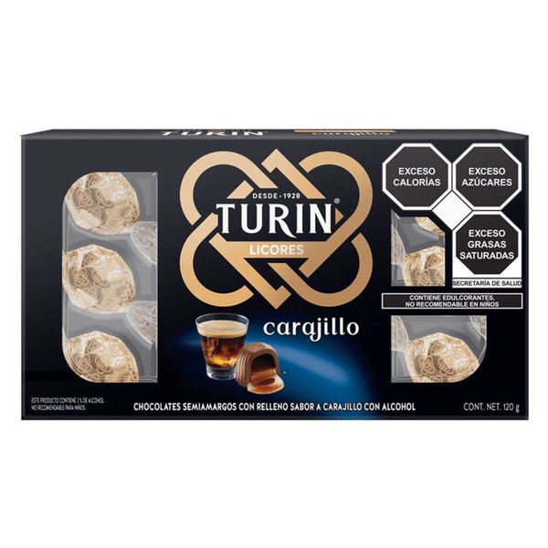Turin Carajillo Chocolates con licor Estuche 120g