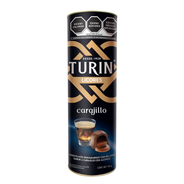 Turin Carajillo Chocolates con licor Tubo 180g