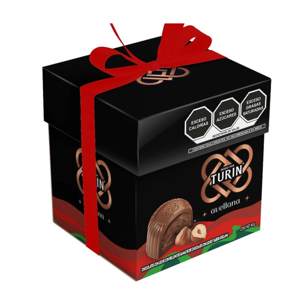 Turin Avellana Regalo Chico. Caja Navidad 40g