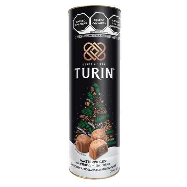 Turin Tubo Masterpieces Navidad. Estuche 500g